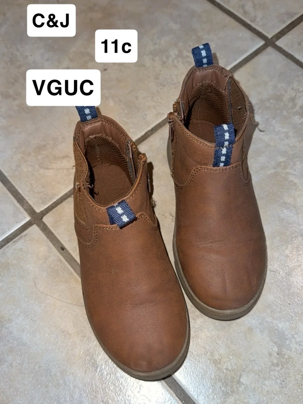 Cat & Jack Boys Boots 11c